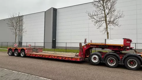 Nooteboom euro | 3 asser | pendel x | gieksleuf | 4 m uitschuifbaar