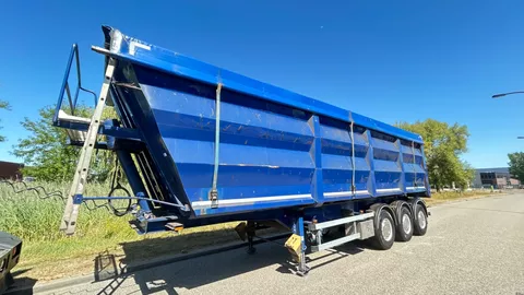 Lueck SKF35 Schrootkipper | 55 m3 | coil goot | lift axle | rolzeil | apk